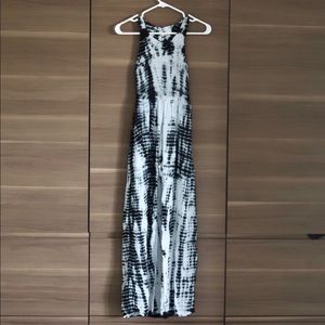 Tie Dye Romper with Maxi Skirt